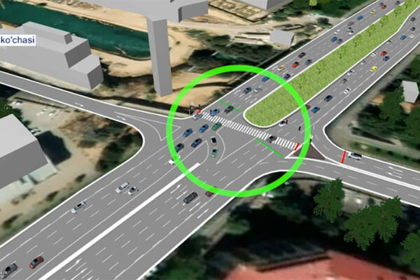 Минус пробки, плюс разметка: перекрёсток у Seoul Mun в Ташкенте решили переделать