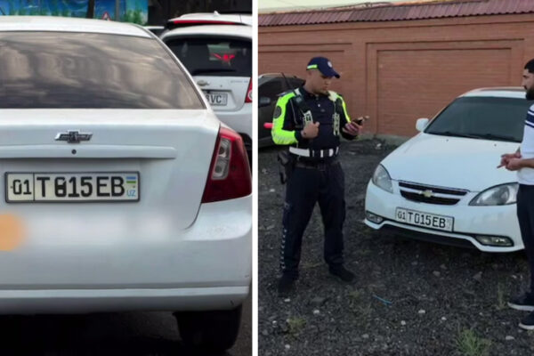 Лайфхак по-ташкентски: водитель «проапгрейдил» свой номер скотчем, чтобы не попадаться на камеры Лайфхак по-ташкентски: водитель «проапгрейдил» свой номер скотчем, чтобы не попадаться на камеры