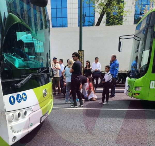 Автобус, BRT и школьница: в Ташкенте произошло очередное ДТП с ребёнком