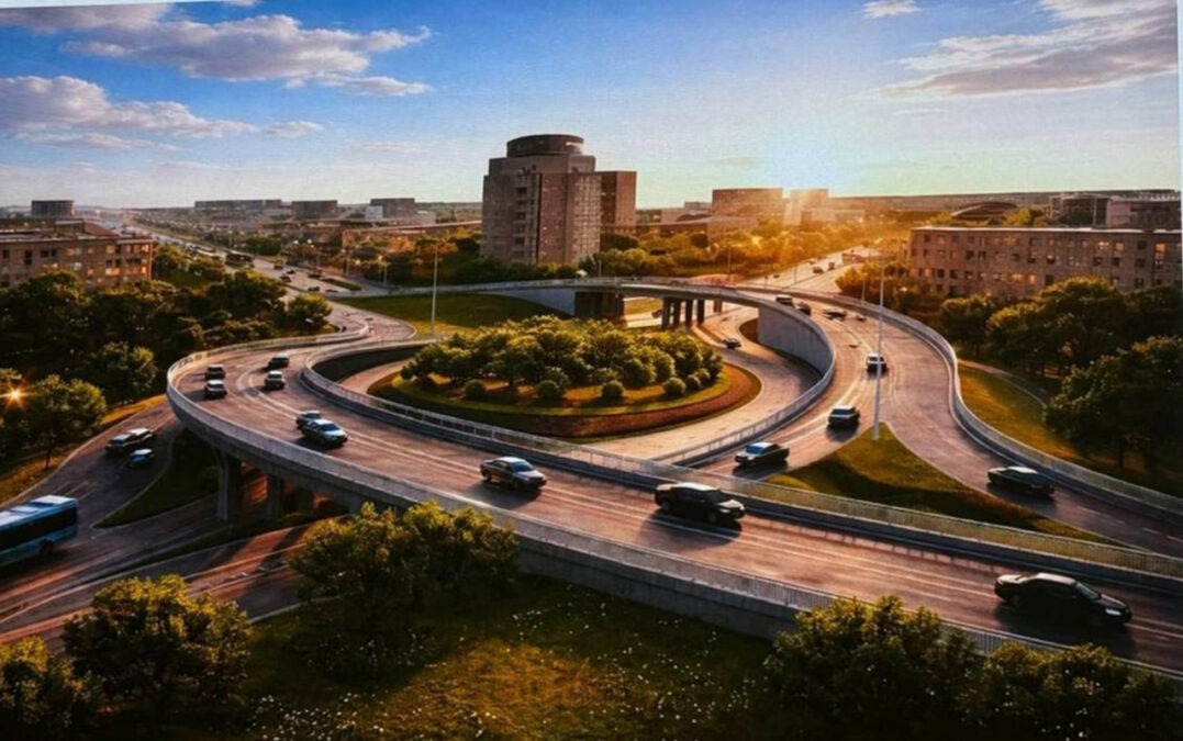 Развязка у метро «Буюк Ипак Йўли»: красиво, футуристично… но странно