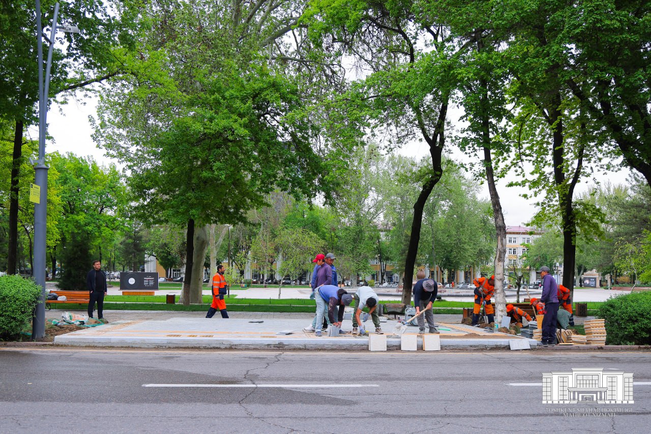 Посадка на обочине уходит в прошлое: возле театра Навои наконец-то сделают нормальную остановку