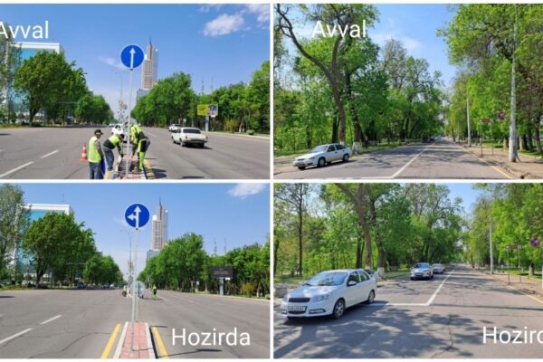 Передумали: в центре Ташкента вернули двустороннее движение на одной из ключевых улиц