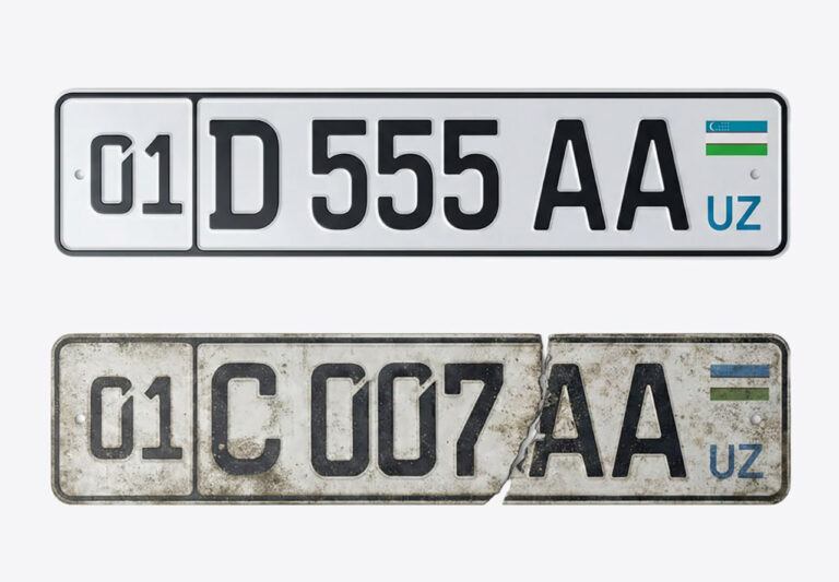 В Узбекистане запустили онлайн-замену номеров для авто