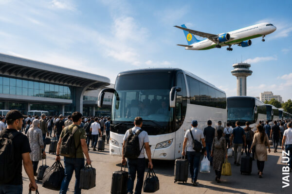 Ташкент начинает пустеть. Власти готовят транспорт к массовому отъезду жителей из столицы на длинные выходные