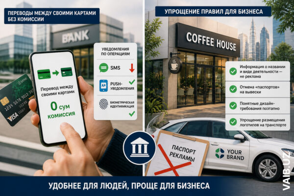 Переводы без комиссии и конец «паспортам на вывески»: что предложили на совещании у президента