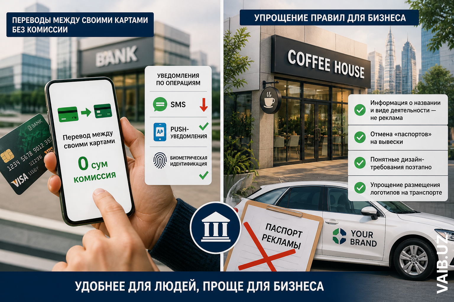 Переводы без комиссии и конец «паспортам на вывески»: что предложили на совещании у президента