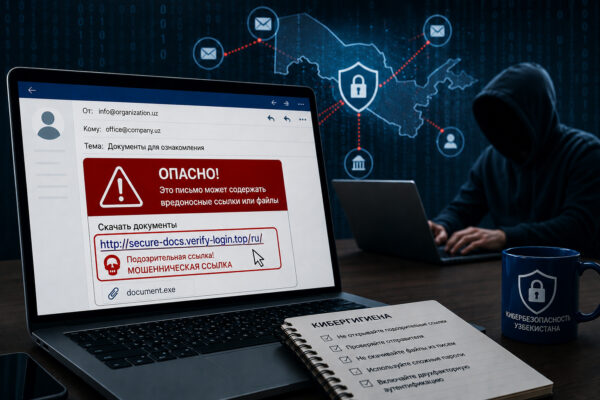 Кибермошенники начали новую волну атак на госструктуры и вузы Узбекистана Кибермошенники начали новую волну атак на госструктуры и вузы Узбекистана