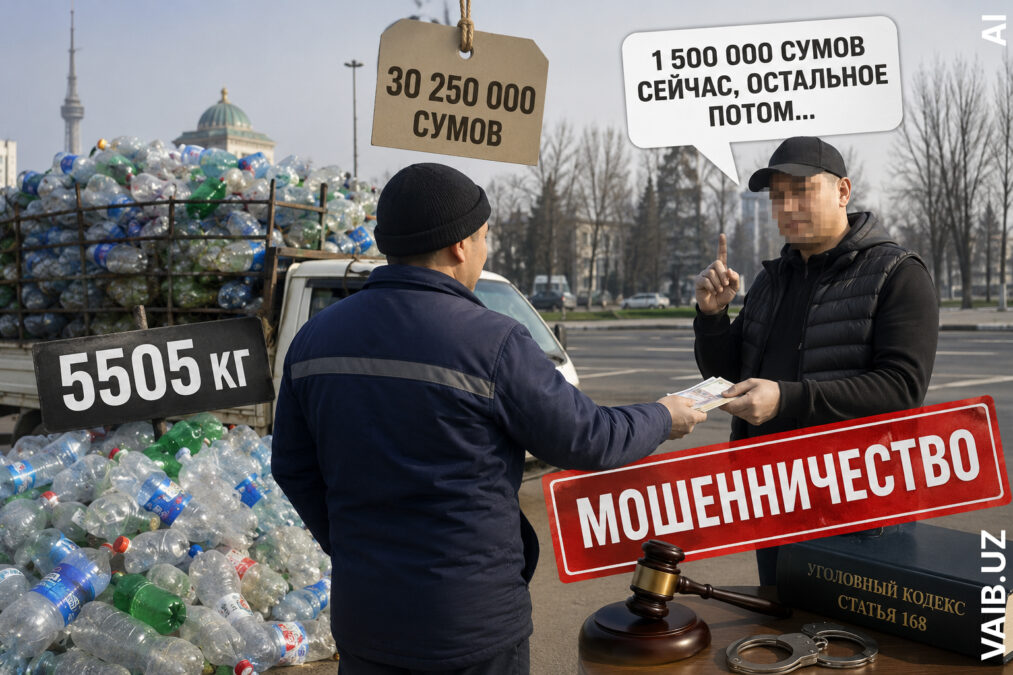В Ташкенте мужчина собрал 5,5 тонны баклажек и заработал бы миллионы. Но его красиво обманули
