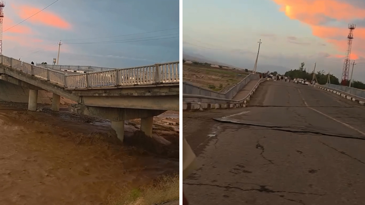 В соцсетях показали разрушенный мост в Узбекистане. Власти объяснили, что произошло на самом деле