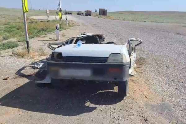 Tico против грузовика. В Навоийской области произошла очередная авария со смертельным исходом