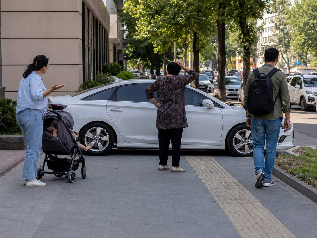 В Ташкенте снова объявили войну парковщикам на тротуарах. Но получится ли на этот раз?
