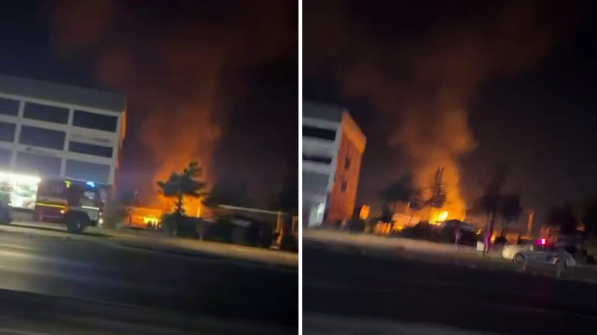 Взрыв на газовой заправке под Ташкентом. Три человека пострадали Взрыв на газовой заправке под Ташкентом. Три человека пострадали