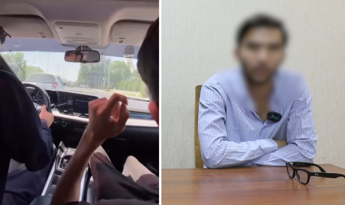 Думал, что не найдут. В Ташкенте задержали 17-летнего любителя «шашек», который гонял без прав на арендованной машине