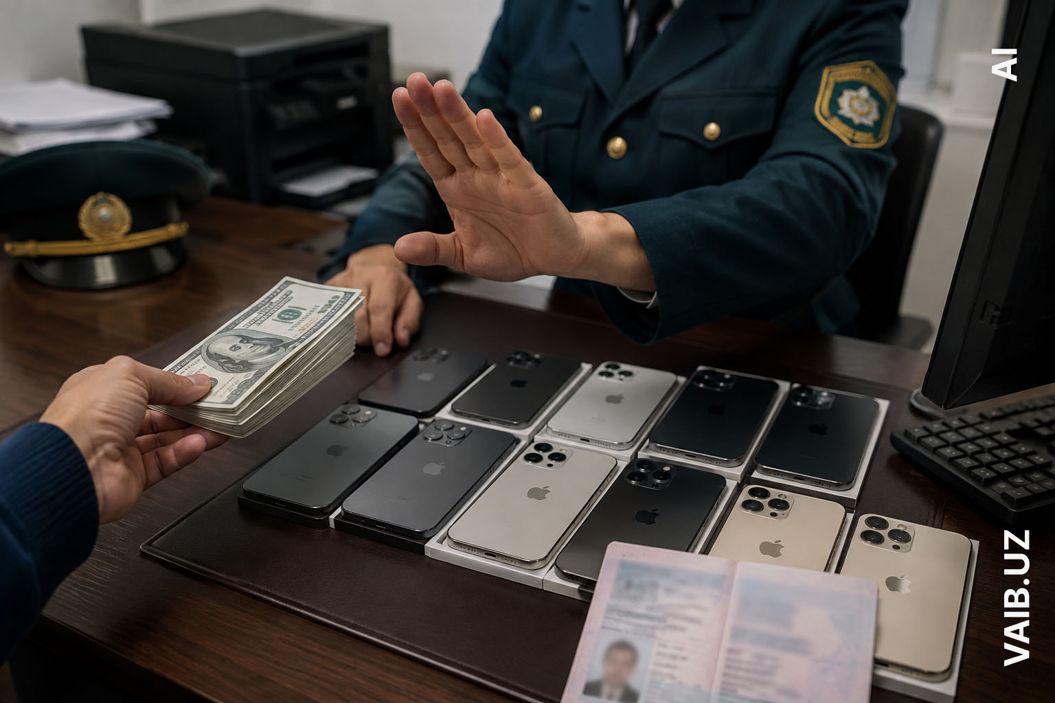 По 300 долларов за iPhone. В Ташкенте задержали таможенника, помогавшего оформлять "серые" смартфоны