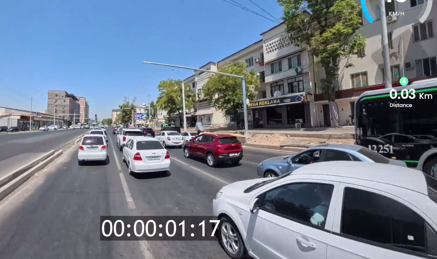 В Ташкенте появилась еще одна «зелёная волна». Проехать участок теперь можно почти в два раза быстрее
