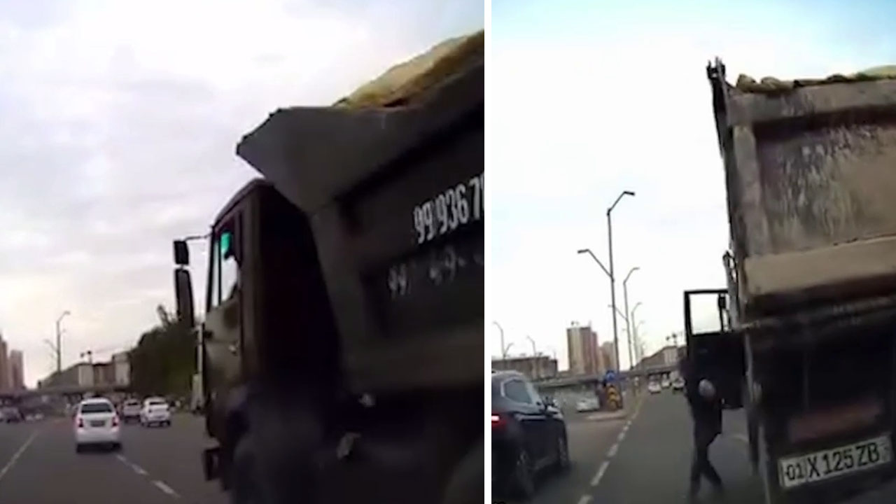 «Дорожный учитель» на КамАЗе чуть не устроил массовое ДТП в Ташкенте