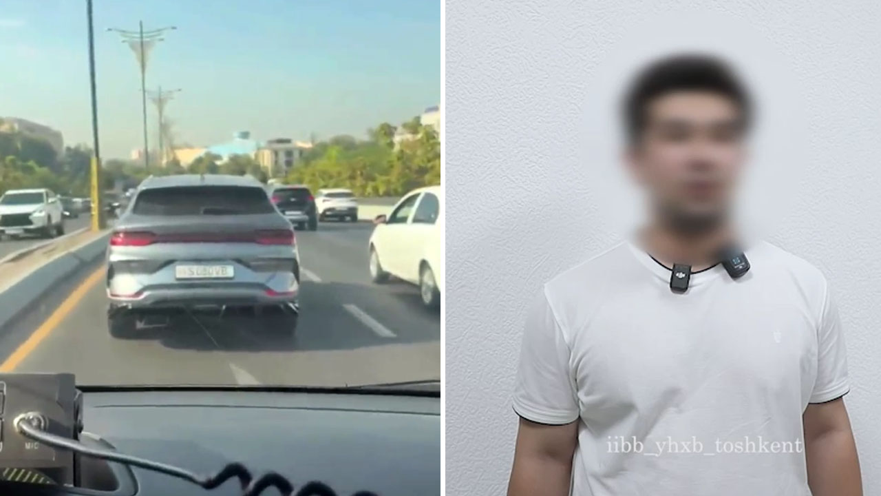 В Ташкенте водитель BYD Song Plus не пропускал скорую: он заявил, что просто не слышал сирену, так как в машине громко играла музыка