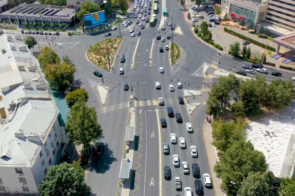На улице Шахрисабз официально запустили продолжение BRT-полосы