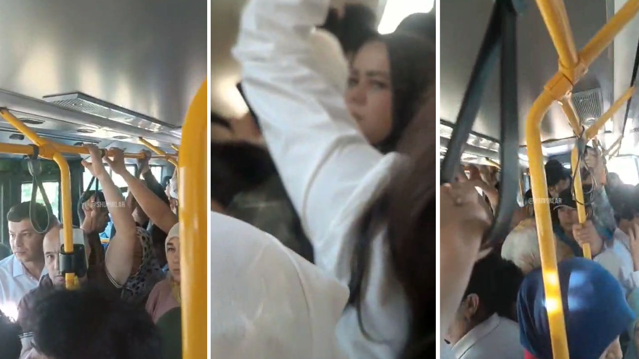 «Как селёдки в банке»: пассажиры пожаловались на давку в автобусе №188