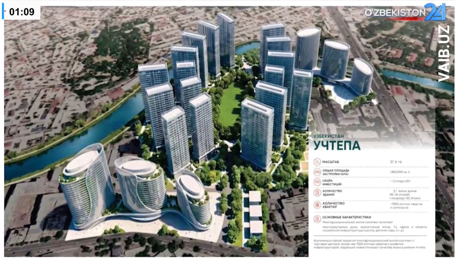 Миллиард долларов и ещё один city: в Учтепе представили проект нового делового центра