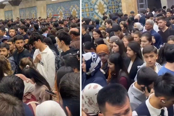 Тесно, зато естественно: в ташкентском метро прокомментировали столпотворение на «Пахтакоре»