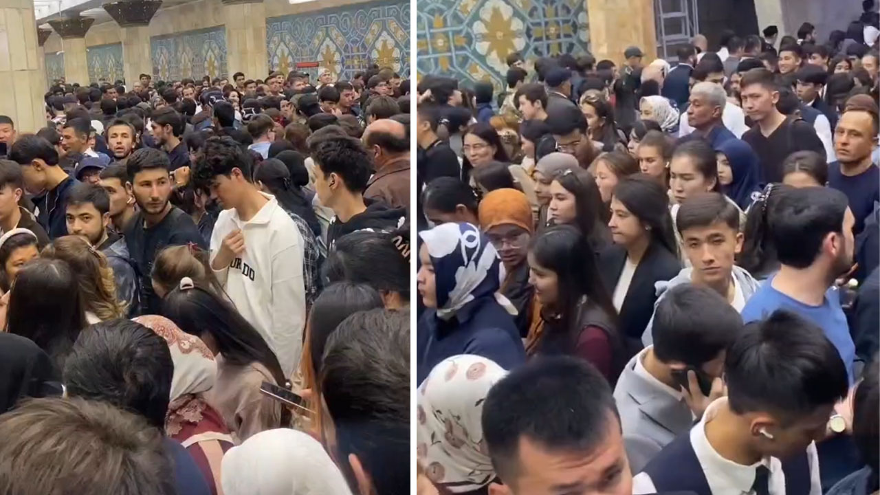 Тесно, зато естественно: в ташкентском метро прокомментировали столпотворение на «Пахтакоре»