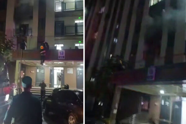 Ночной пожар в жилом комплексе Ташкента: в квартире обнаружили тело человека