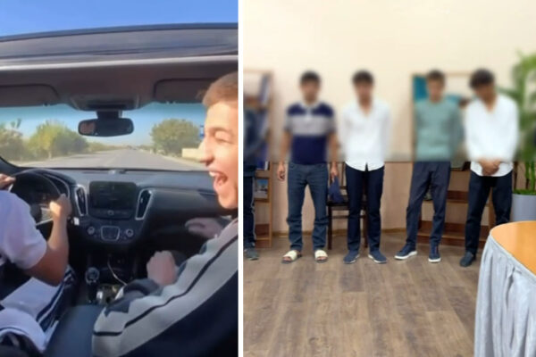 Сбежали от ДПС, оскорбляли инспекторов и сами выложили видео: группа подростков решила прогулять занятия на арендованном авто