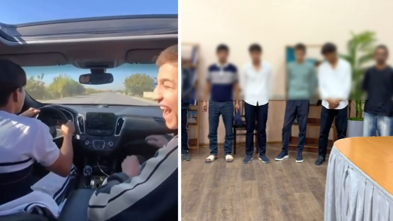 Сбежали от ДПС, оскорбляли инспекторов и сами выложили видео: группа подростков решила прогулять занятия на арендованном авто