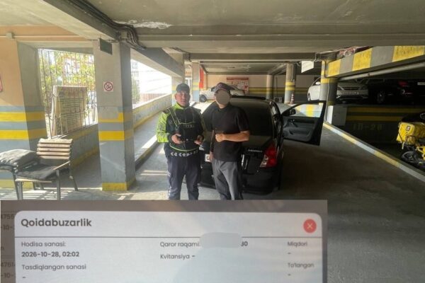 В Ташкенте водителю пригрозили штрафом на 11 млн сумов, а он показал палец вверх. Пришлось замазать В Ташкенте водителю пригрозили штрафом на 11 млн сумов, а он показал палец вверх. Пришлось замазать
